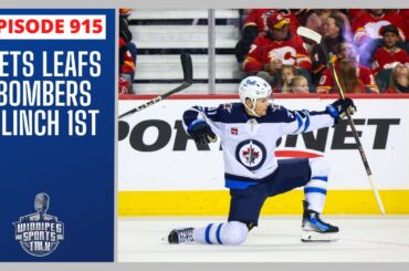 Winnipeg Jets still undefeated, host Maple Leafs tonight, Blue Bombers clinch 1st in West