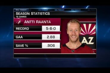 NHL Tonight  Antti Raanta injury  Reacting to Antti Raanta`s lower body injury  Dec 10,  2018