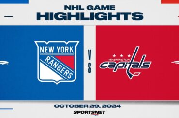 NHL Highlights | Rangers vs. Capitals - October 29, 2024