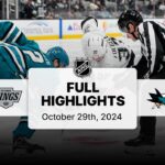 NHL Highlights | Kings vs. Sharks - October 29, 2024