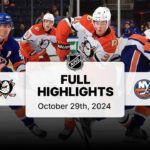 NHL Highlights | Ducks vs. Islanders - October 29, 2024