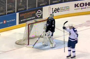 Hellberg Makes Sweeping Glove Save