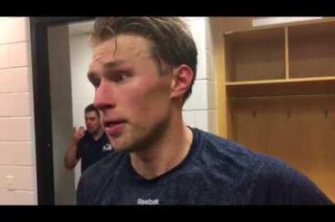 Erik Johnson on Palmieri hit