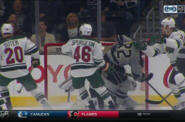 Marian Gaborik Scores on Darcy Kuemper | Kings Tie Wild 2-2