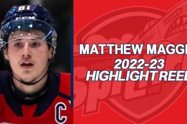 Matthew Maggio (Windsor Spitfires): 2022-23 OHL Highlights