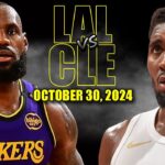 Los Angeles Lakers vs Cleveland Cavaliers Full Game Highlights - October 30, 2024 | NBA Season