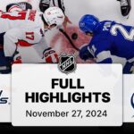 NHL Highlights | Capitals vs. Lightning | November 27, 2024
