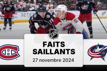 Canadiens vs Blue Jackets | Faits saillants