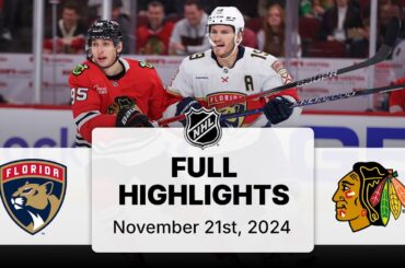 NHL Highlights | Panthers vs. Blackhawks - November 21, 2024