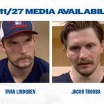 NYR at CAR: Ryan Lindgren and Jacob Trouba Postgame Media Availability | Nov. 27, 2024