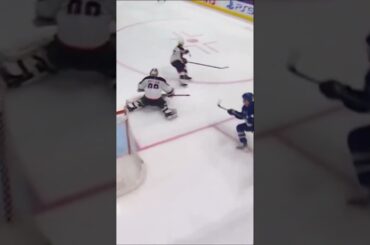 Elvis Merzlikins Absolutely Robs Jarnkrok With The Blocker