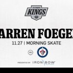 Forward Warren Foegele | 11.27.24 LA Kings Morning Skate Media ahead of Winnipeg Jets