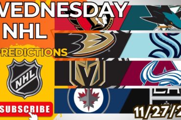 NHL Picks & Predictions Today 11/27/24 | NHL Picks Today 11/27/24 | Best NHL Bets