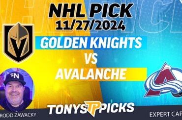 Vegas Golden Knights vs Colorado Avalanche 11/27/24 NHL Pick Against the Spread