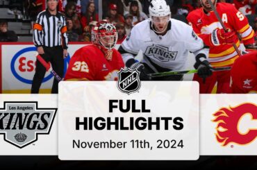 NHL Highlights | Kings vs. Flames | November 11, 2024