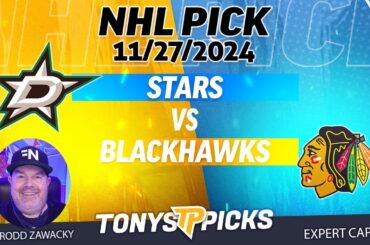Dallas Stars vs Chicago Blackhawks 11/27/24 NHL Pick Against the Spread