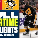 Detroit Red Wings at Pittsburgh Penguins | FULL Overtime Highlights - November 13, 2024