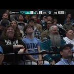 Daniil Gushchin's assist on Zetterlund's goal vs Utah (28 oct 2024)