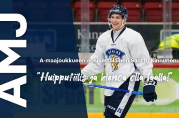 A-maajoukkueen ensikertalainen, puolustaja Santtu Kinnunen: ”Huippufiilis ja hienoa olla täällä!"