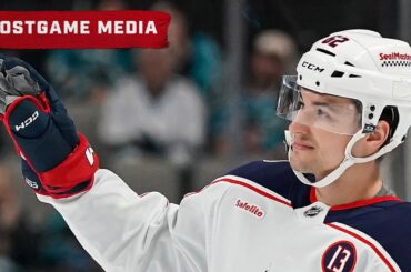 Kevin Labanc and Head Coach Dean Evason, Blue Jackets @ Sharks | Postgame Media