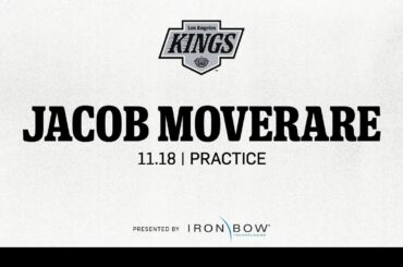 Defenseman Jacob Moverare | 11.18 Practice in LA