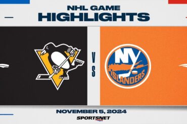 NHL Highlights | Penguins vs. Islanders - November 5, 2024