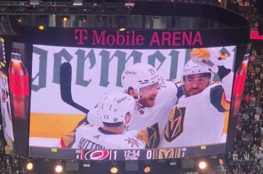 Emotional tribute to Golden Misfit William Carrier in his return to Vegas vs. VGK