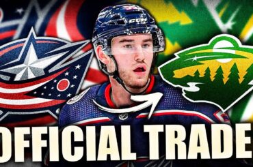 THE DAVID JIRICEK TRADE IS NOW OFFICIAL: COLUMBUS BLUE JACKETS SEND HIM TO THE MINNESOTA WILD