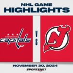 NHL Highlights | Capitals vs. Devils - November 30, 2024