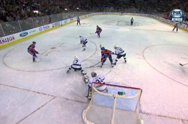 Sam Gagner goal 24 Jan 2013 LA Kings vs Edmonton Oilers NHL Hockey