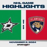 NHL Highlights | Stars vs. Panthers - November 2, 2024