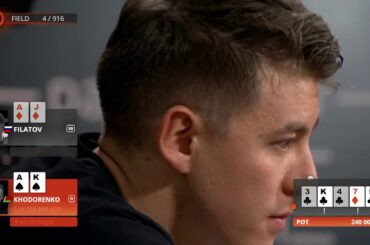 Filatov vs Khodorenko | Main Event Final Table | #MILLIONSRussia