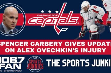 Spencer Carbery Breaks Down Alex Ovechkin's Unfortunate Injury | Sports Junkies