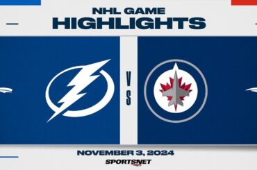 NHL Highlights | Lightning vs. Jets - November 3, 2024