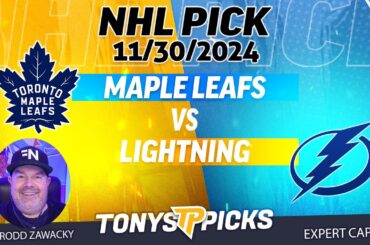 Toronto Maple Leafs vs Tampa Bay Lightning 11/30/24 NHL Prediction for Bet