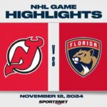 NHL Highlights | Devils vs. Panthers - November 12, 2024