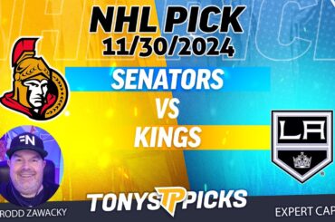 Ottawa Senators vs LA Kings  11/30/24 NHL Pick Against the Spread