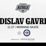 Defenseman Vladislav Gavrikov | 11.27.24 LA Kings Morning Skate Media ahead of Winnipeg Jets