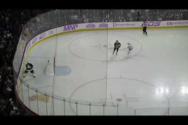 Philippe Daoust of the Belleville Senators scores vs. the Laval Rocket 11/22/24
