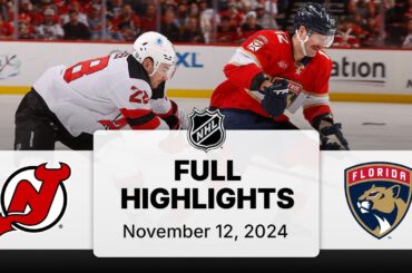 NHL Highlights | Devils vs. Panthers - November 12, 2024