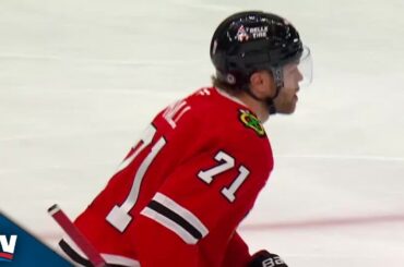 Blackhawks' Taylor Hall Records First Hat Trick Since 2013