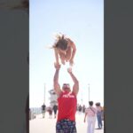 Huntington Beach stunting🏖️☀️ #cheer #cheerleader