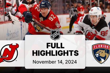 NHL Highlights | Devils vs. Panthers - November 14, 2024