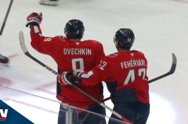 Capitals' Alex Ovechkin, Nic Dowd Find Back Of The Net For Two Goals In 24 Seconds