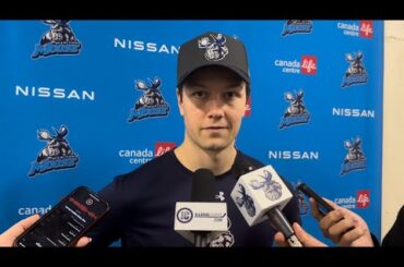 Manitoba Moose post-game media vs Chicago Wolves: Simon Lundmark