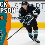 Jack Thompson #26 (San Jose Sharks) first NHL goal Nov 5, 2024