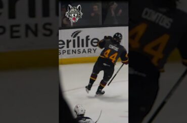 POV: You're the puck on a feed to Max Comtois  #chicagowolves #hockey #ahl