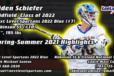 Recruiting LeeLights:  Aiden Schiefer, Class of 2022 Midfield (CNU Commit)