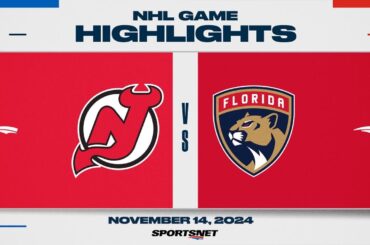 NHL Highlights | Devils vs. Panthers - November 14, 2024