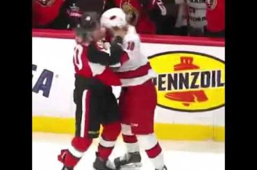 Namestikov hits then fights Ryan Dzingel